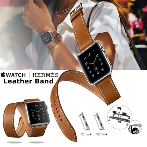 apple watch leather band hermes|apple hermes watch band only.